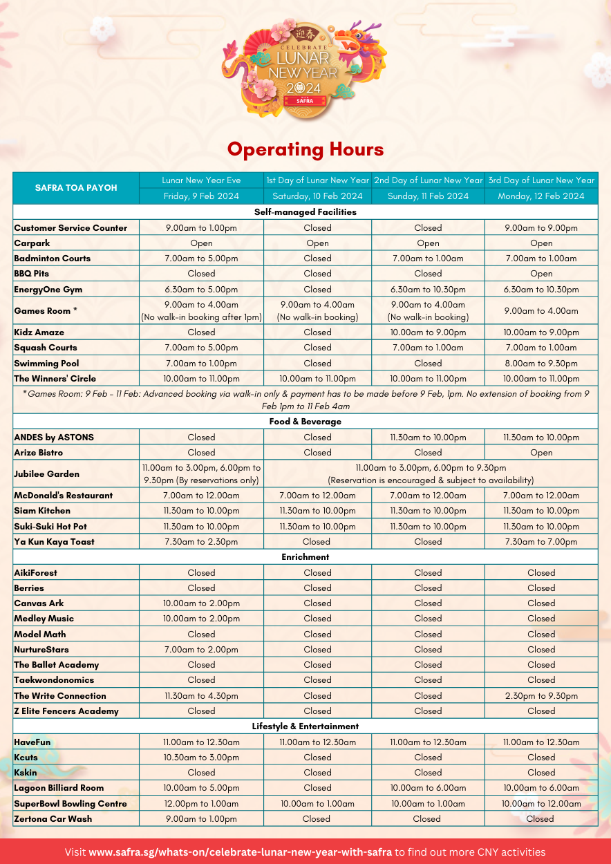 Operating Hours TP