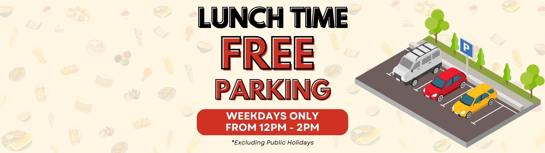 Free Lunch TIme Parking + Lunch Deal (1870 x 525 px)