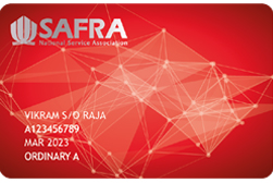 Click here to register for your Complimentary 1-year SAFRA Membership