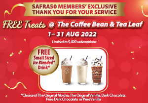 Free Treat @ Coffee Bean