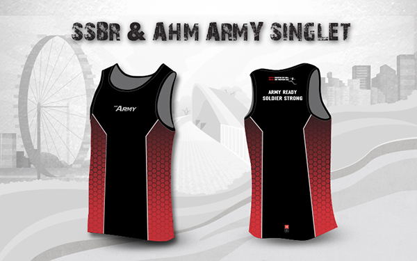 SSBR & AHM ARMY SINGLET