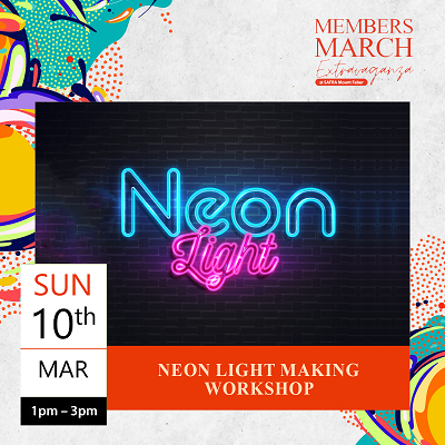 SAFRA_MF_Members March Extravaganza 2024_neon light making workshop400