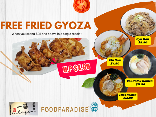 Free Fried Gyoza  (600 x 450 px)