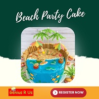 Beach Party Cake 200x200