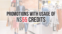 Promotions with usage of NS55 Credit